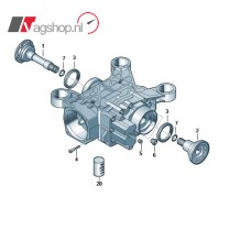 Haldex + Achterdifferentieel Oliepluggen Set